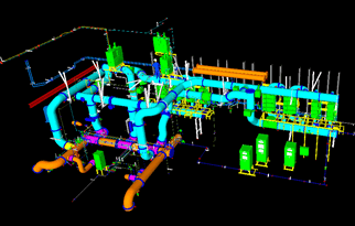 Goltens 3D model of Techcross BWTS retrofit installation