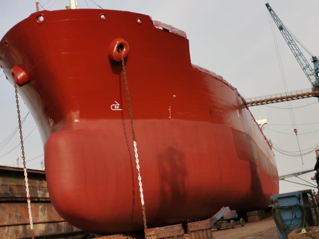 Chemical products tanker undergoing Alfa Laval BWTS retrofit by Goltens