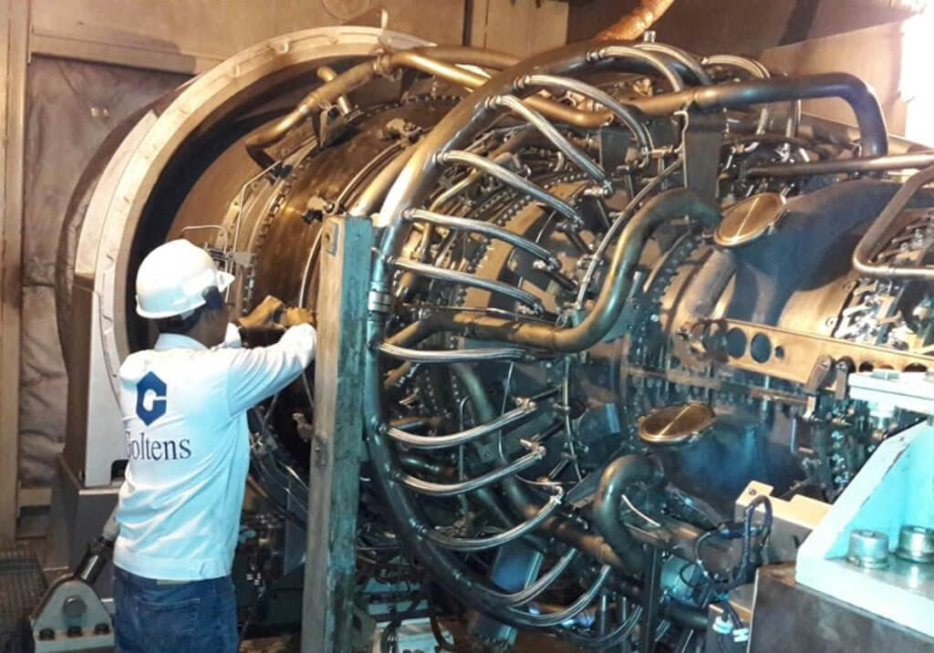 GE 7LM6000 Gas Turbine gearbox repair