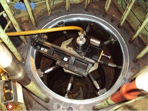 In-Situ Machining of Liner Landing Surface