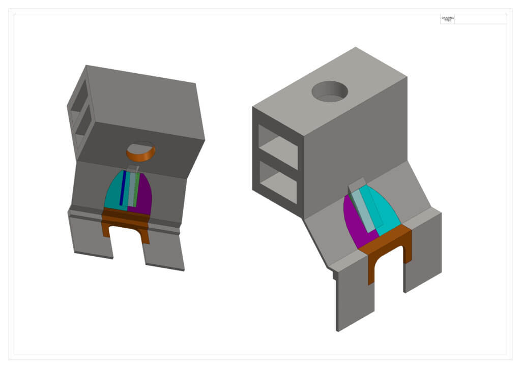3D Model of block insert for engine block repair by Goltens