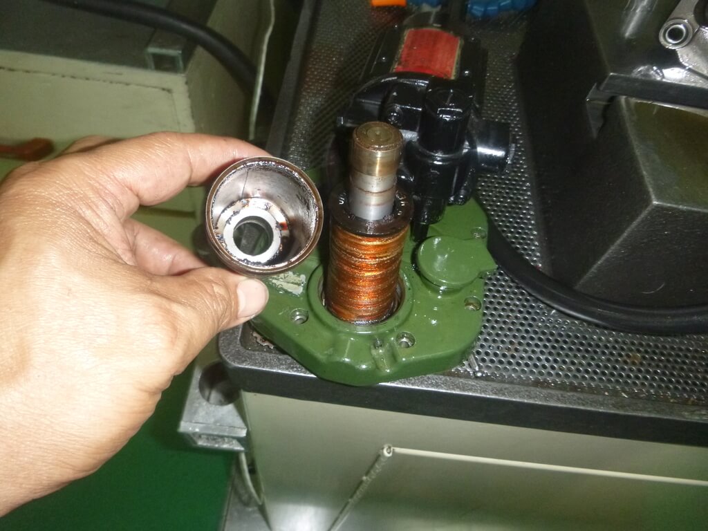 Goltens found the stop solenoid in the woodward UG15D governor unserviced