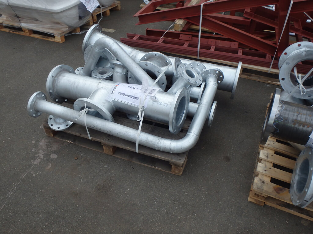 Prefabricated galvanized piping for Optimarin BWTS retrofit by Goltens