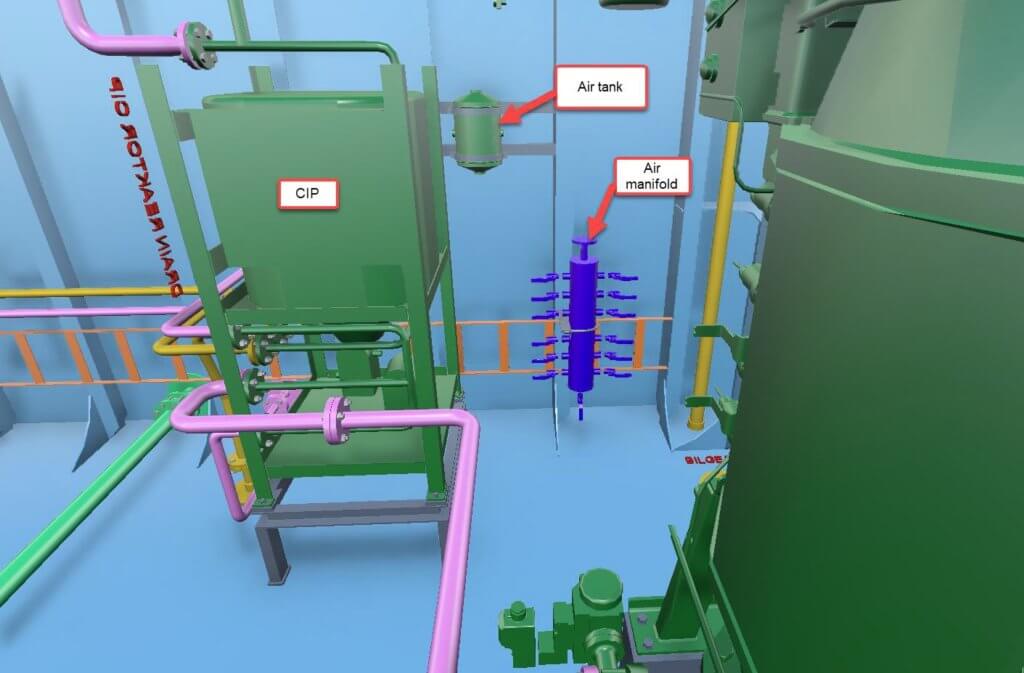 3D model of Alfa Laval BWTS CIP location