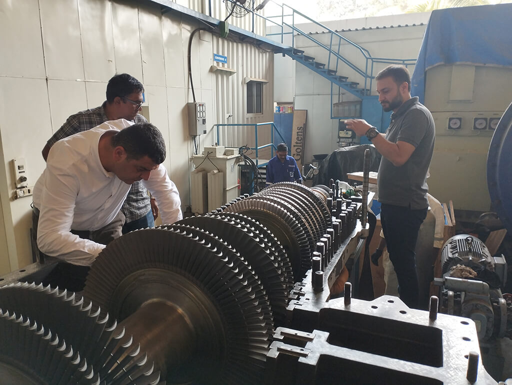 Steam turbine overhaul, turbine repair, Steam turbine repair, Turbine Services, Turbine repair India