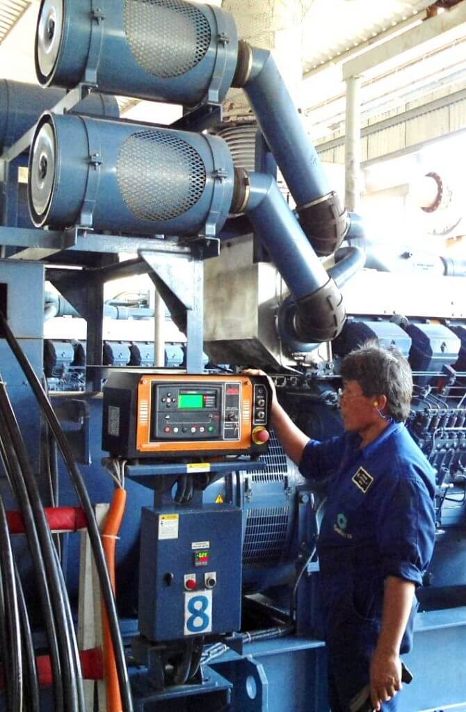 Test running/commissioning of engine