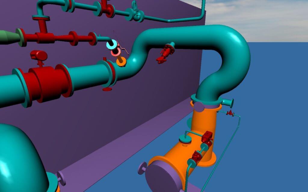 Ozone injection in ballast line for NKO3 bwts