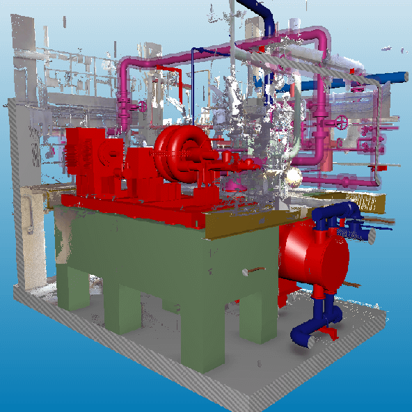 Elliot Steam turbine generator modeled for installation
