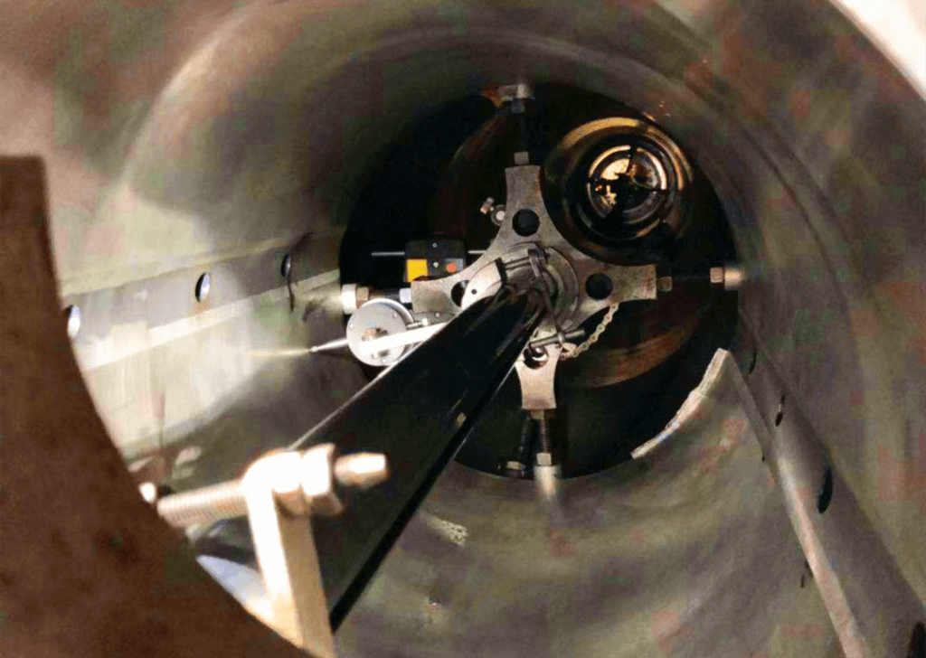 Realigning Boring Bar inside the stern tube