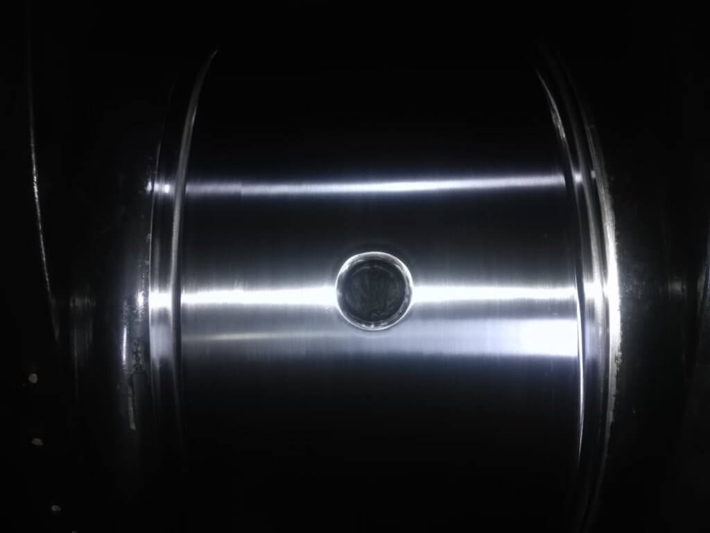 Crankpin after annealing and machining by Goltens