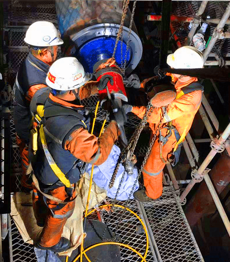 Stern tube Bush Reassembly