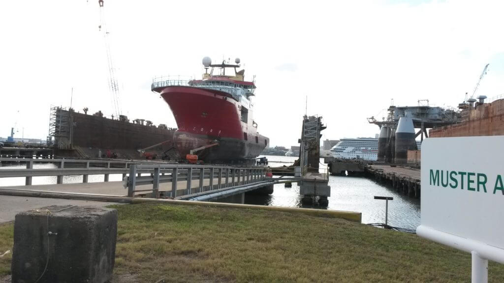 Polar Queen in Dry Dock