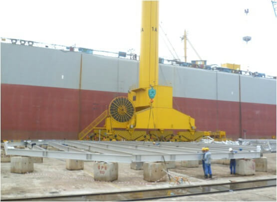 Preparing bottom Profile Girders