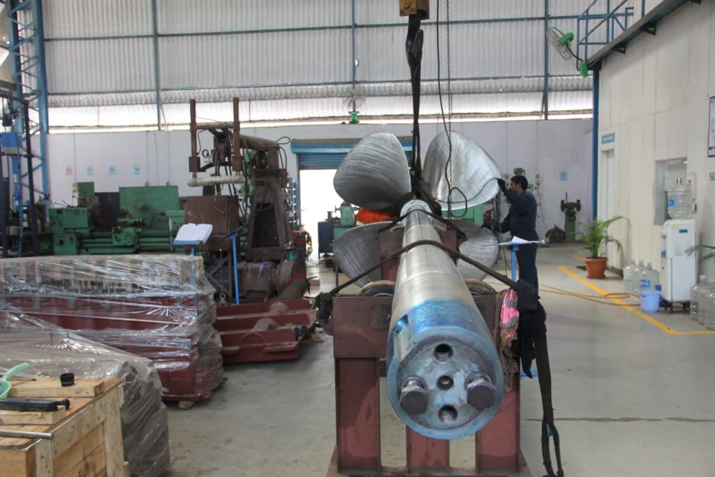 Goltens Sheared propeller shaft manufacture and replacement in India