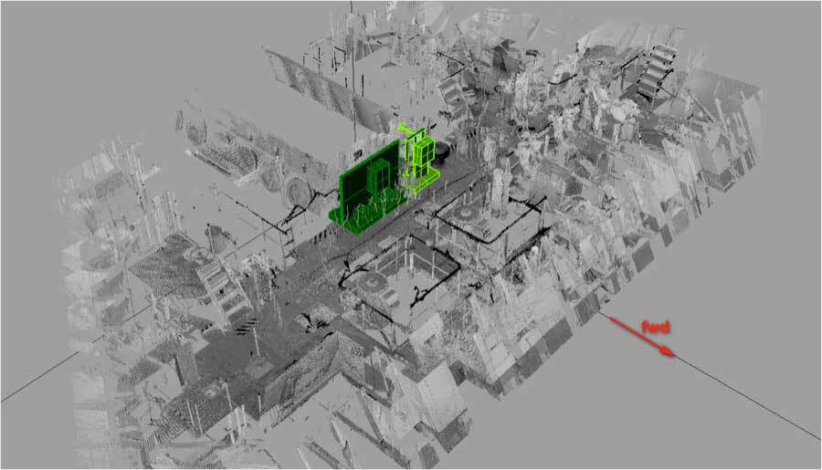 Proposed location of the neutralization dosing and the injection control panel pump in the engine room