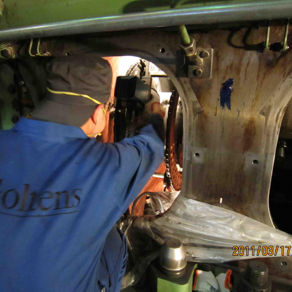 000-hour inspection of their Sulzer 16ZA40S Diesel Generator.