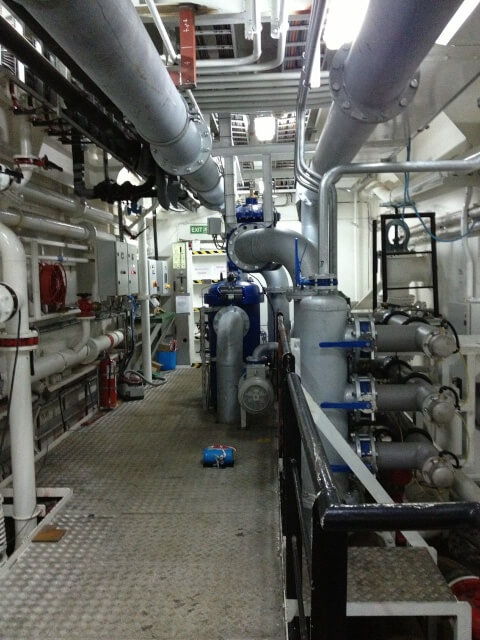 BWT system installed as scanned/designed