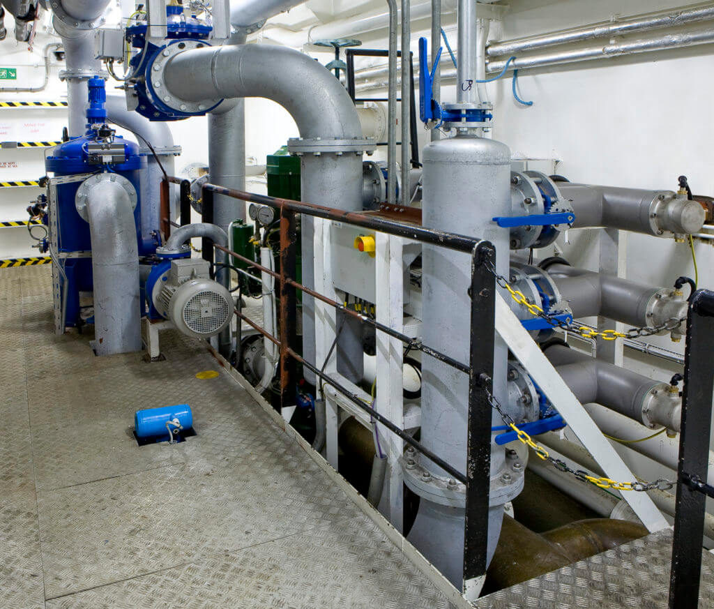 Completed installation of BWT system