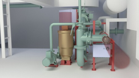 Rendering of the BWT System 3D Model