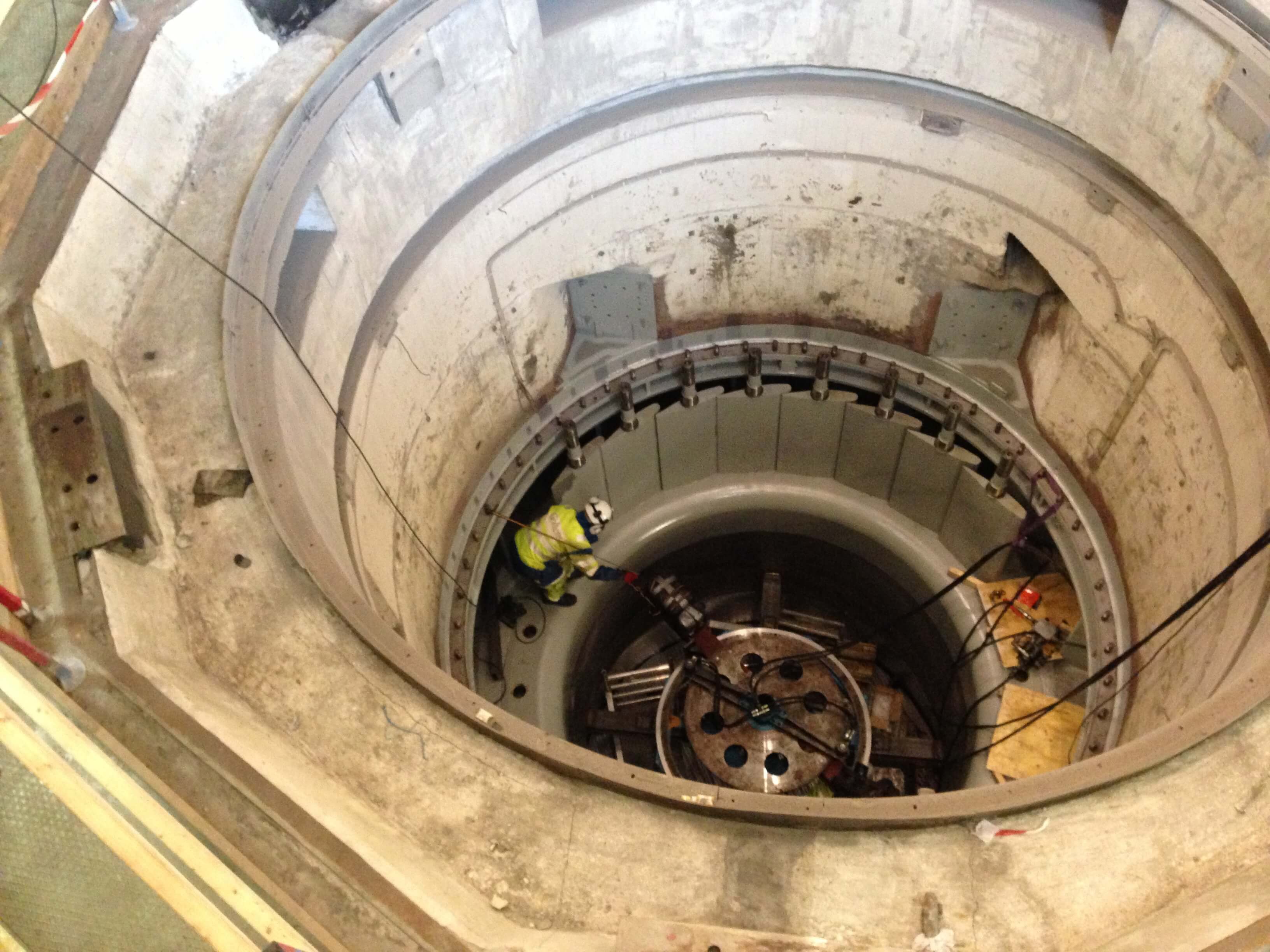 Goltens In-Place Machining on a Kaplan Hydro Turbine at Hunsfos Hydoelectric Plant - Norway