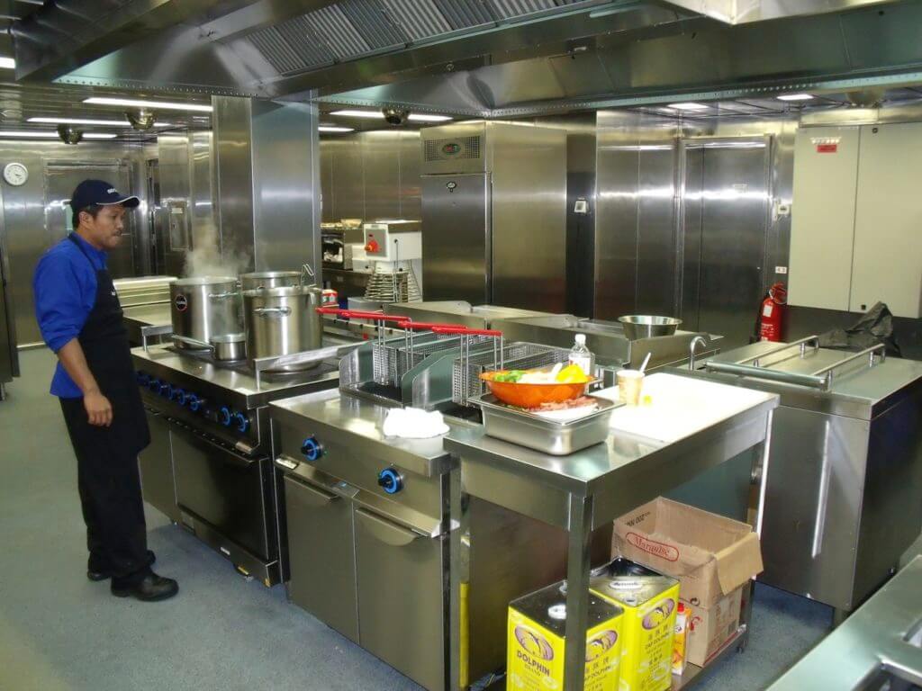 Galley Euqipment - Hot Cooking Area - Project B317 Seafox 5, Builder Keppel Fels